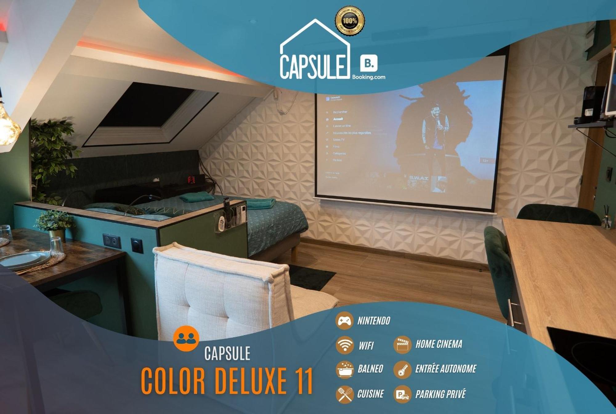 Capsule Color Deluxe Balneo I Ecran Home Cinema I Console De Jeux Trith-Saint-Leger Bagian luar foto